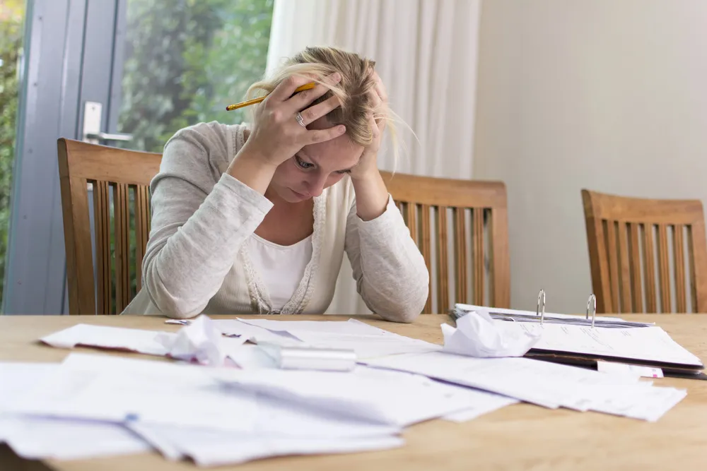 Borrower stressed about loan approval and bad credit financing